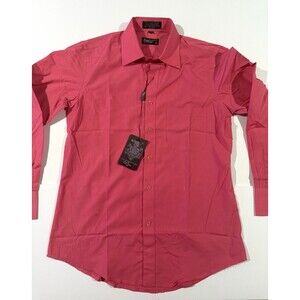 The Original Lad Exposure Pink Men's Dress Shirt 14.5 S Long Sleeve